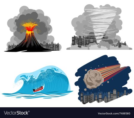 Природные катастрофы вектор