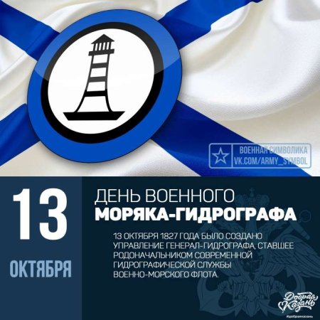День военного моряка гидрографа 13 октября