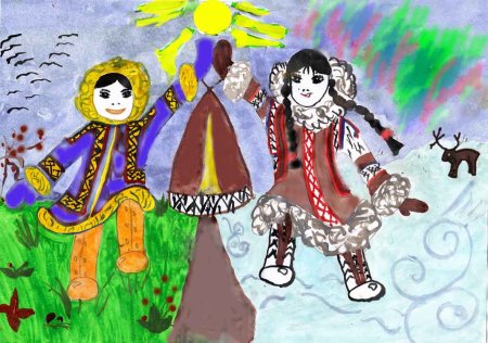 Традиции народов рисунки