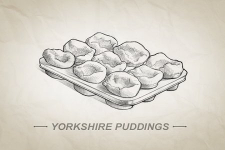 Йоркширский пудинг рисунок