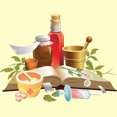 Фитотерапия иллюстрации