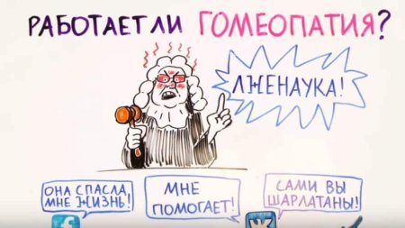 Гомеопат карикатура