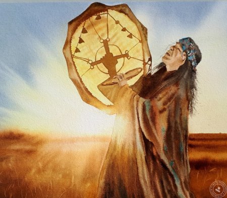 Художник Вадим Санакоев шаман