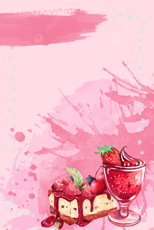 Фон Десерты акварель