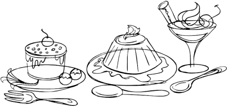 Десерт рисунок