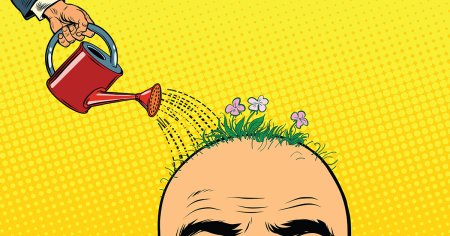 Лысый карикатура