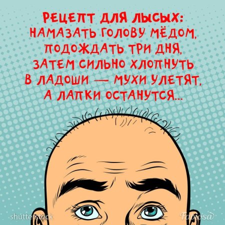 Шутки про лысых