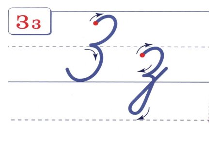 Написание строчной и заглавной буквы а