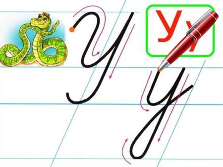 Написание строчной и заглавной буквы а