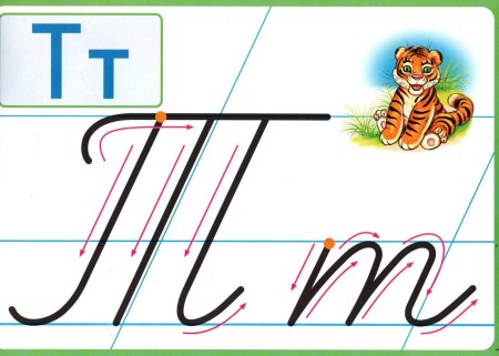 Буква т прописная и строчная