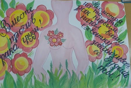 Онкология молочных желез плакат