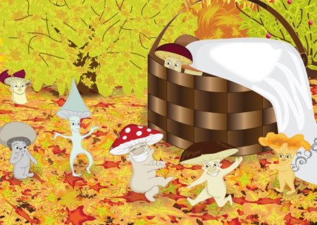 Осенние грибочки для детей