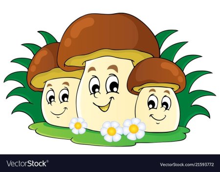 Грибочек с лицом