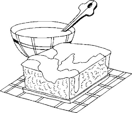 Раскраски Десерты и напитки