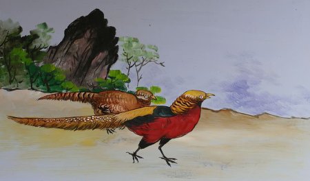 Фазан карикатура