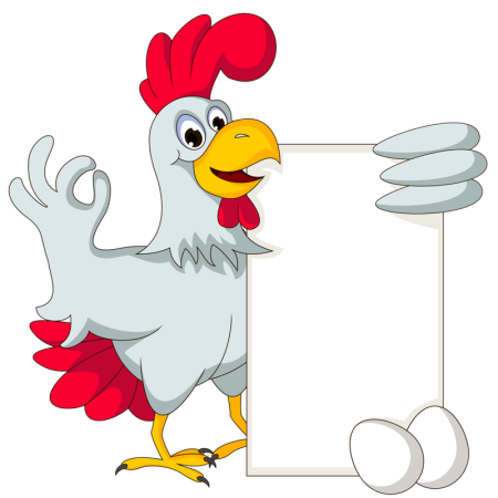 Веселая курица