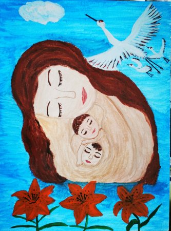 Конкурс рисунков ко Дню матери