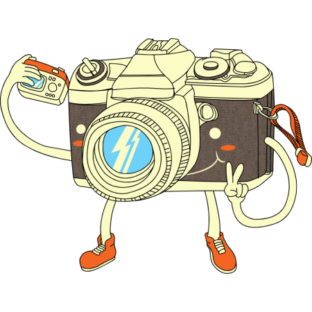 Нарисованный фотоаппарат
