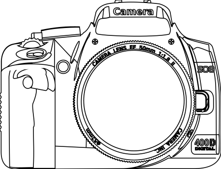 Фотоаппарат Nikon вектор