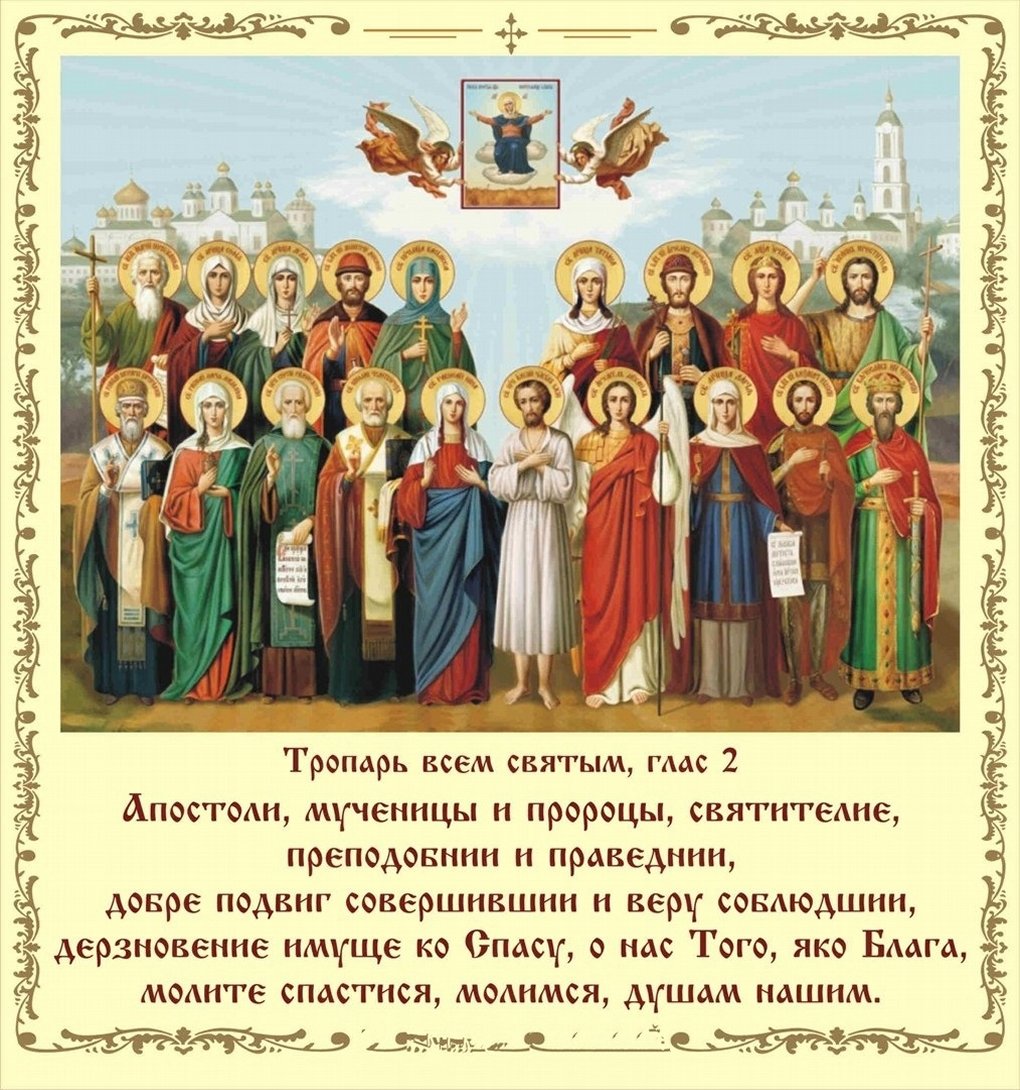 Тропарь недели православия. Святые молите Бога о нас. День всех святых. С праздником всех святых. Икона всех святых.