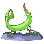 Ящерка анимация