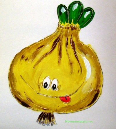 Маска лука для утренника