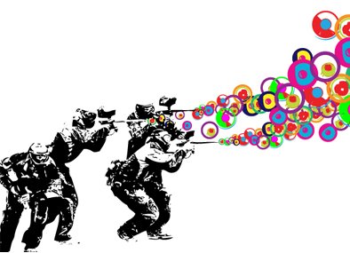 Пейнтбол мультяшка