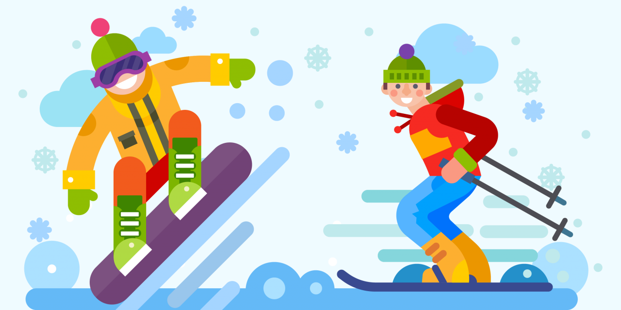 Ребенок встал на лыжи. Сноуборд и лыжи. Лыжник и сноубордист. Сноубординг лыжи. Горные лыжи и сноуборд.