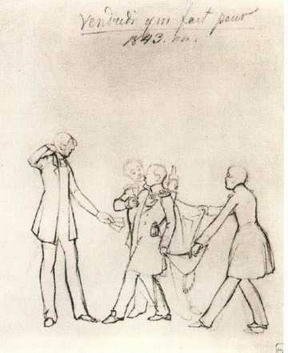 Павел Андреевич Федотов "жена-модница (львица)", 1849.