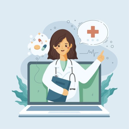 Векторные иллюстрации медицина