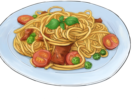 Макароны мультяшный