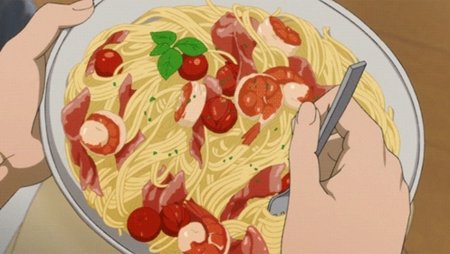 Макароны в стиле аниме