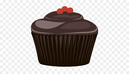 Шоколадный кекс рисунок