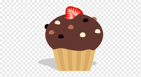 Кексик шоколадный мультяшный