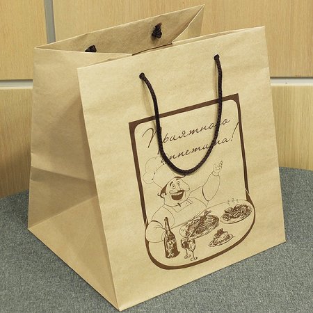 Пакеты бумажные зарисовки