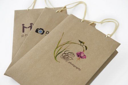 Надписи на бумажных пакетах