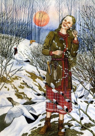 Художник Николай Фомин "Верба".