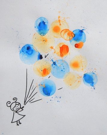 Рисование мыльными пузырями