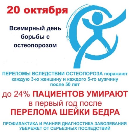 Всемирный день борьбы с остеопорозом