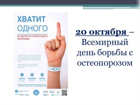 Всемирный день борьбы с остеопорозом