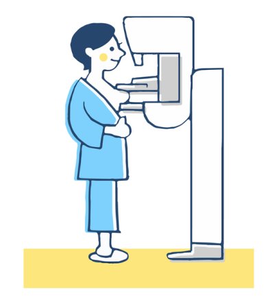 Маммография иллюстрация