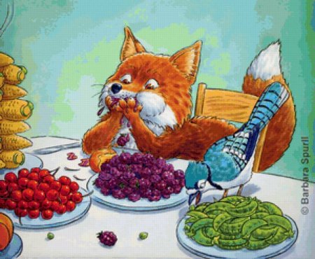 Лиса и ягоды