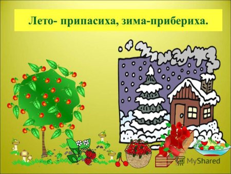 Лето припасиха зима прибериха