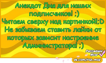 Анекдот дня