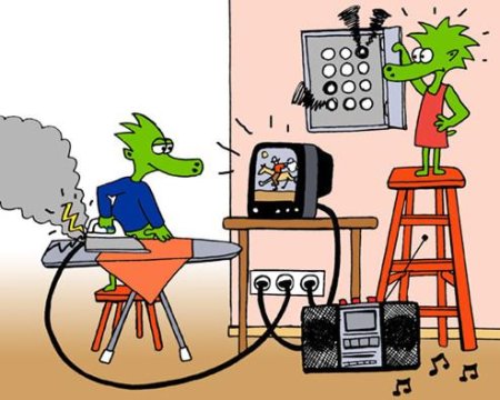 Перегрузка электрической сети