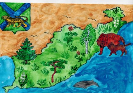 Природа Приморского края рисунки