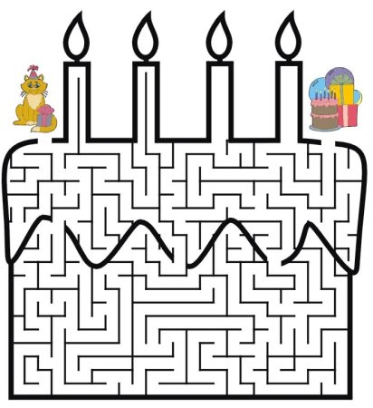 Лабиринты для детей 9 лет