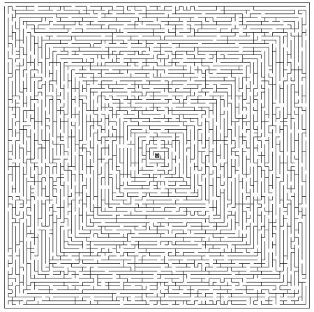 Лабиринт сложный