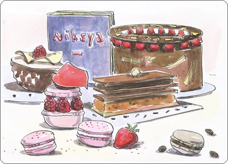 Сладкие вещи рисунок