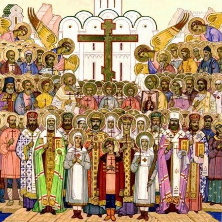 Икона собор всех святых в земле Российской просиявших